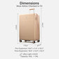 Expandable Large Checked Luggage
