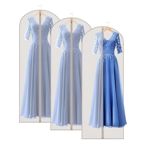 Dress Bags for Gowns Long Garment Bags for Hanging Clothes 65 in