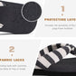 Flip Flops for Women Arch Support Summer Beach Sandals Black Size 12