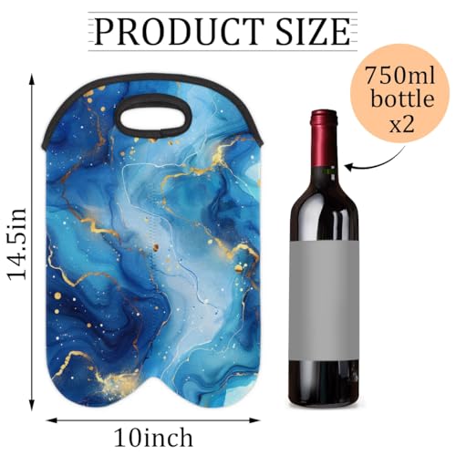 Wine Carrier Tote Personalized Bag for 2 Bottles