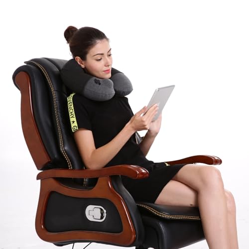 Inflatable Travel Neck Pillow for Airplane