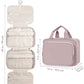 Travel Toiletry Bag for Women Large Hanging Makeup Bag Organizer Toiletries Bag for Full Size Essentials Accessories Cosmetics