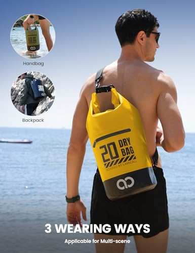 Dry Bag Waterproof Backpack with Phone Pouch 5L