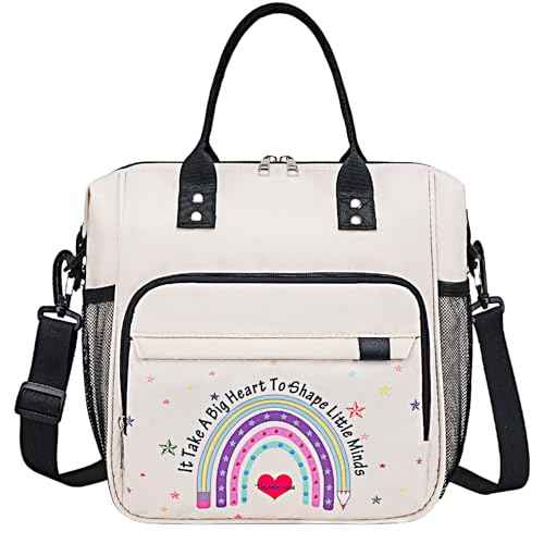 Teacher Appreciation Gifts for Women Teacher Must Haves Lunch Tote Bag Personalized Lunch Box for Retirement Thank You Gift