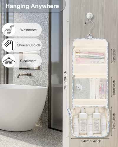 Small Hanging Toiletry Bag for Women