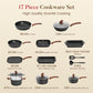 17Pcs Pots and Pans Set
