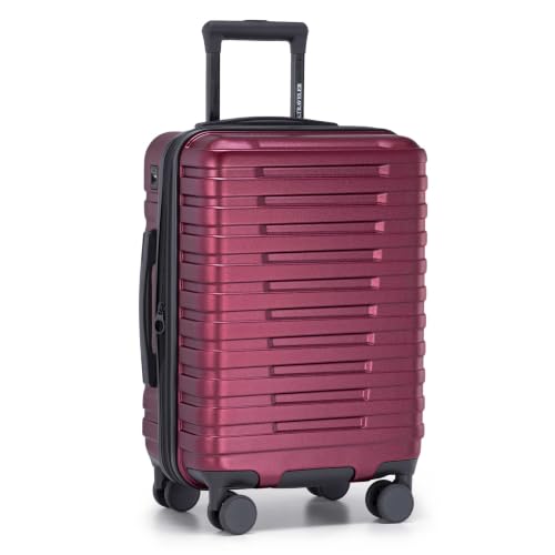 Boren Expandable Hardside Rugged Travel Luggage with 8 Spinner Wheels