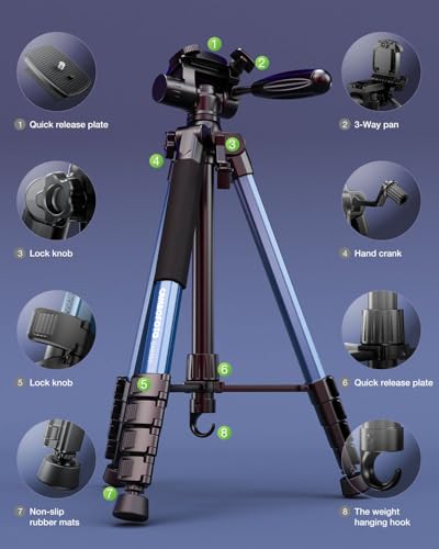 74″ Camera Tripod