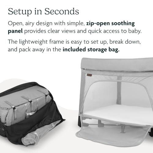 Remi 3-in-1 Portable Playard, Bassinet & Travel Crib - Stella