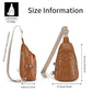Crossbody Bags for Women Anti Theft Vegan Leather Sling Bag RFID Blocking Chest Bag for Travel