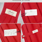 Folding Umbrella Real Wood Handle Auto Open Close Vibrant Red