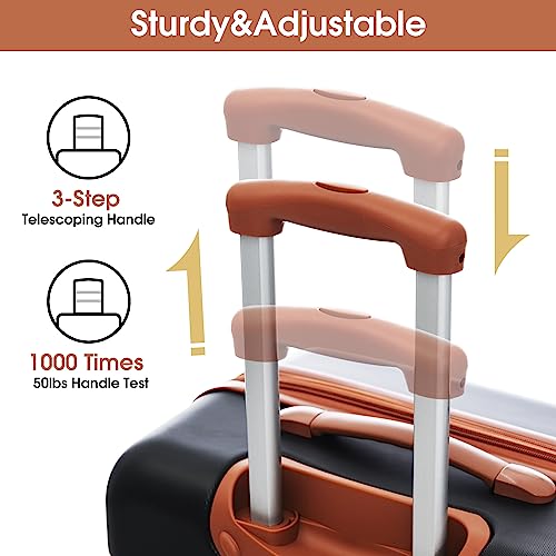 Luggage set 13 Piece 16 20 24 28 IN Hardside Suitcase with Bags (13 Count)
