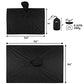 Hooded Rain Poncho Waterproof Raincoat Jacket for Men Women Adults with Pocket
