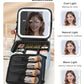 Travel Makeup Bag with LED Mirror for Women Girls