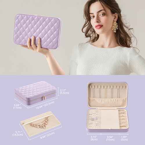 Travel Jewelry Case for Women Girls