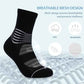 Crew Compression Socks for Women Men with Ankle Arch Support Plantar Fasciitis Relief 3 Pairs