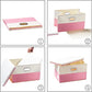 Large Collapsible Storage Bins with Lids [3 (3 Count)