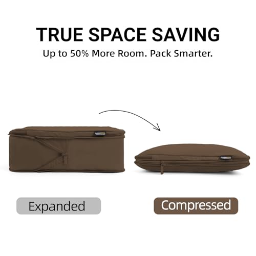 4 Piece Compression Packing Cubes for 3 (4 Count)