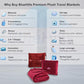 Premium Soft Travel Blanket Pillow Airplane 2 in 1 Combo Warm Red