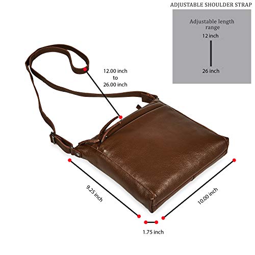 Leather Crossbody Bags for Women Small Genuine Nappa Purse Multi