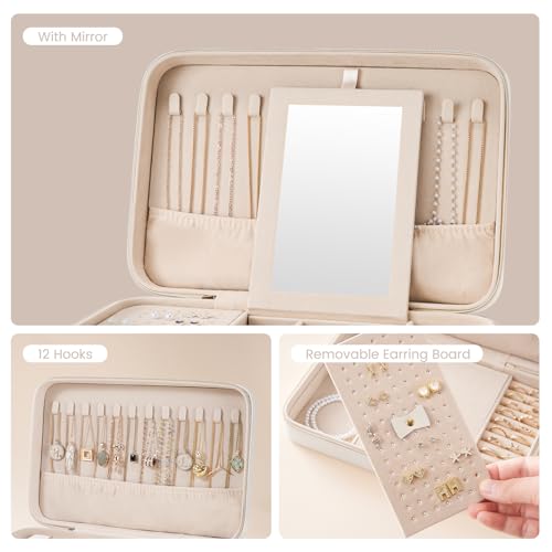 Travel Jewelry Case for Women Girls