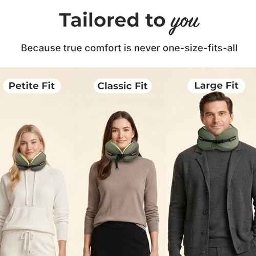 Ergonomic Travel Neck Pillow for Airplanes & Cars