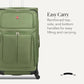 Sion Softside Expandable Spinner Luggage Durable Lightweight Travel Suitcase
