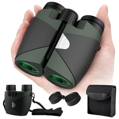 15x30 Binoculars for Adults Kids Easy Focus for Bird Watching Green