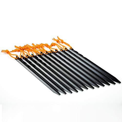 Aluminum Alloy Tent Stakes Pegs (12 Count)