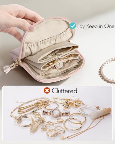 Small Travel Jewelry Case