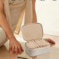 Jewelry Travel Organizer with Clear 8 Velvet Bags