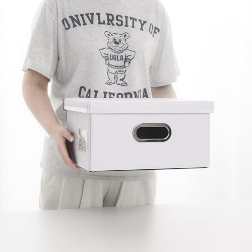 Collapsible Storage Box with Lid [1