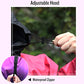 Adult Rain Poncho Waterproof Hooded Zipper Raincoat with Pockets
