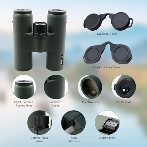 8x32ED Binoculars for Adults with BAK4 Prisms FMC Lens Coating