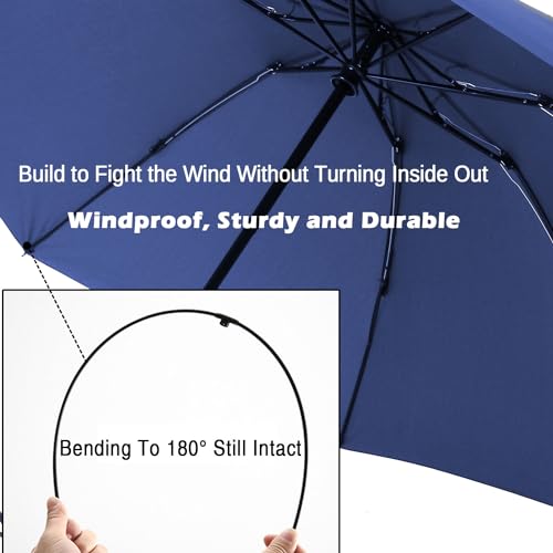 Umbrella Compact Inverted Folding Umbrellas Auto Open Auto Close