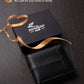 Wallet for Men RFID Blocking Genuine Leather Mens Wallets Bifold with 2 ID Window 13 Card Slots black stripe