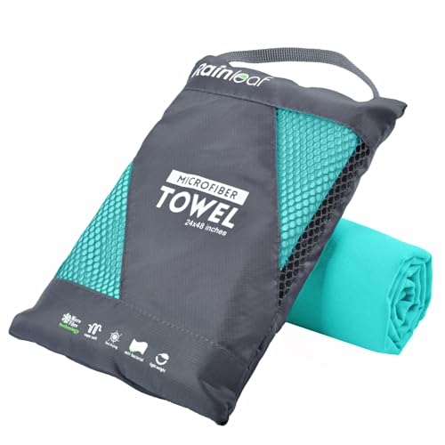 Microfiber Towel Quick Dry Camping & Travel & Gym Towel. Compact