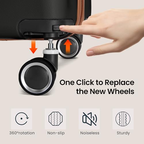Luggage Sets 3 Piece with Spinner Wheel (3 Count)
