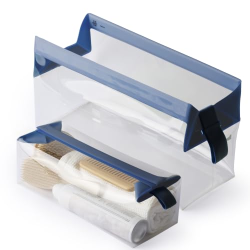 Parcel Clear Travel Kit with Zipperless Magnetic Closure