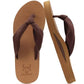 Flip Flops for Women Arch Support Summer Beach Sandals Brown Size 7