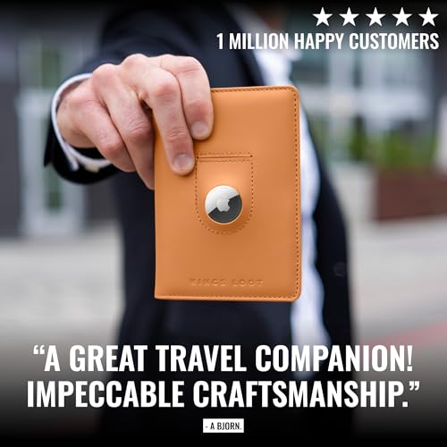 Passport Wallet with AirTag Holder