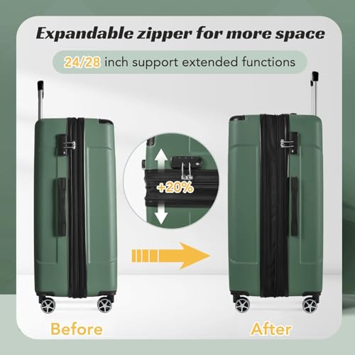 24 Inch Expandable Checked Luggage