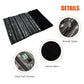 Travel Jewelry Roll Bag Portable Organizer Pouch With Grids&PVC Cover Storage Bags for Necklace