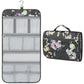 Hanging Toiletry Bag for Women Men Foldable Travel Organizer Floral