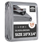 10x14 Feet Tarps Heavy Duty Waterproof