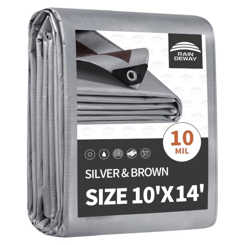 10x14 Feet Tarps Heavy Duty Waterproof