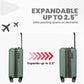 Rails Expandable Hardside Upright Suitcase with 360° Spinner Wheels