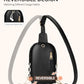 Crossbody Bags for Women Leather Cross Body Sling Bag for Woman Travel Black and White Checkered