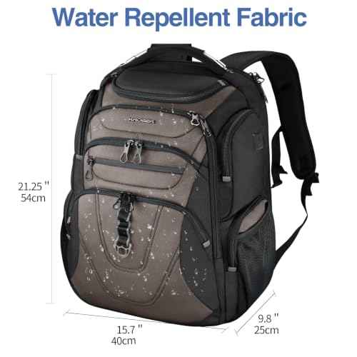 Travel Laptop Backpack 18.4 Inch XXXL Computer Backpack for Men