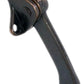 QCAA Heavy Duty Kickdown Door Holder, 4", Zinc Die Cast, Antique Copper, Made in Taiwan